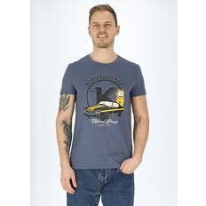 Denim / Jeansstoff - Herre T-skjorter Koppartrans Car Logo Tee, Denim Blue Melange, 2xl, T-Shirts