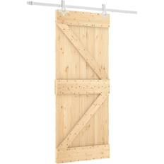 Doors vidaXL Barn Pine Sliding Door (x)