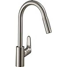 Hansgrohe Mitigeur d'Evier Focus 240 Avec Bec Orientable 150° Aspect Acier 31815800