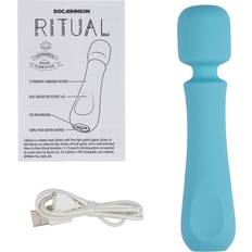 Doc Johnson Vibromasseurs Doc Johnson RITUAL Euphoria Vibratomasseur Magic Wand Blue