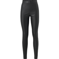 Leder Strumpfhosen & Stay-ups Vila Leder High Waist-leggings