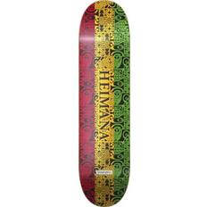 Heart Supply Heimana Reynolds Pro Skateboard Deck Tribal Rasta Red/Yellow/Green 8.25"