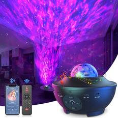 Mexllex Galaxy Projector Black Table Lamp 10.7cm