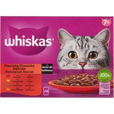 Whiskas senior Whiskas Seniorvådfoder sovs okse, kylling, lam fjerkræ