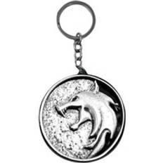 Universal Textiles The Witcher Wolf Keyring - Grey