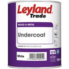 Leyland Trade White - Wood Paints Leyland Trade Undercoat 750ml Metal Paint, Wood Paint White 0.75L