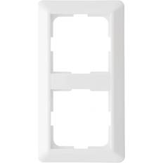E:zo Kabelclips & Fastgøring E:zo Cover FrameCombination plate 2 devices