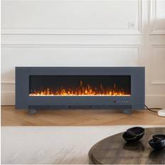 Fireplaces Living and Home 60inch Wall Mounted Electric Fireplace Grey One Size