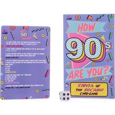 Boxer Gifts How 90's Are You-1990s Trivia Cards Game Blue