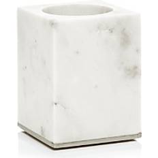 Bianco Portaspazzolini SFERRA Pietra Marble Toothbrush Holder