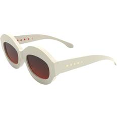 Ik Kil Cenote Panna Sunglasses - Acetate White/Brown