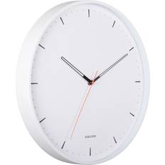 Fer Horloges Karlsson En Métal Calm - Blanc - 40 cm Horloge murale