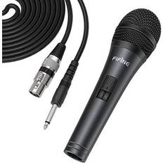 Fifine Wired Microphone with Cord 14.8ft,Handheld Dynamic Mic Karaoke Microphone for Singing Vocal with On and Off Switch-K6