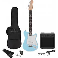 3 4 electric guitar Gear4music VISIONSTRING 3/4 Electric Guitar Pack, Blue