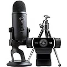 Logitech Blue YETI/C922 BNDL BLACKOUT EMEA, Webcam, Schwarz