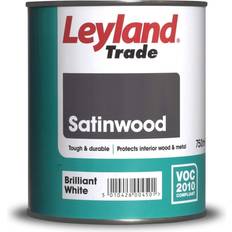 Leyland Trade White - Wood Paints Leyland Trade 750ml Wood Paint White 0.75L