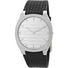 Gucci Unisex Armbandsur Gucci 25H Silver Ladies YA163419