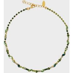 Caroline Svedbom Antonia Necklace Green Combo