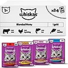 Whiskas Aliment Humide Animaux de compagnie Whiskas 84 Sachets Fraîcheur de 85g - La Carte Mixte