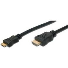 Kablar Digitus HDMI High Speed-anslutningskabel, Typ-C 2m
