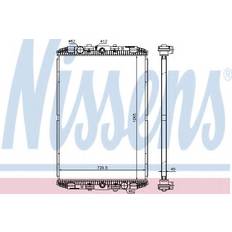 Heizkörper Nissens Coolant Radiator DAF XF SERIES XF 95.380 etc