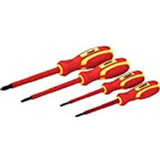 Rolson 1 28730 4pc VDE Set Pan Head Screwdriver