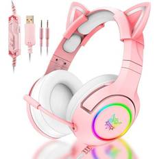 Onikuma Gaming headphones K9 Pink