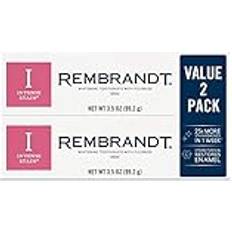 Rembrandt Intense Stain Toothpaste, Mint, 3 Ounce, 2-pack