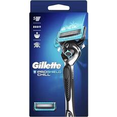 Barbertilbehør Gillette Nassrasierer, ProShield Rasierer 2up Chill Flexball