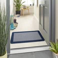 Polypropylene Entrance Mats My Mat Stain Resistant Durable Stripe Blue