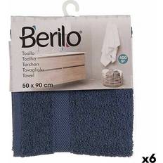 90.0 cm Badehåndklæder Berilo 50 Bath Towel Blue (90x50cm)