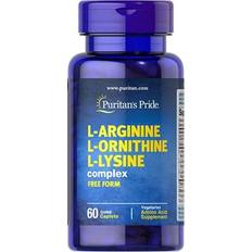 Puritan's Pride L-arginine L-ornithine L-lysine 60 st