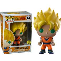 Toys Dragon Ball Super Saiyan Goku Glow-in-the-Dark Z POP! #14 Vinyl Exclusive Figure