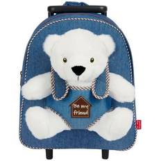 Perry Bear Trolley Skolväska Med Hjul - NEW