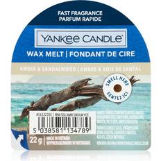 Yankee Candle Amber & Sandalwood vaxsmältning Doftljus