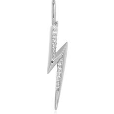 Rodium Berlocker & Hängen Ania Haie Silver Lightning Charm