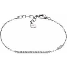 Emporio Armani Pulseras Emporio Armani ID Sterling Silver Cubic Zirconia Bracelet