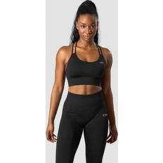 G - Sport-BH:ar ICANIWILL Ribbed Define Seamless Sports Bra, Black