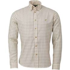 Bart Cotton Wool Shirt Brown Pink