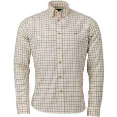 Laksen Tøj Laksen Bart Cotton Wool Shirt Brown Pink