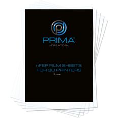 PrimaCreator nFEP Film Sheets for 3D Printers 140 x 200 mm 3-pack