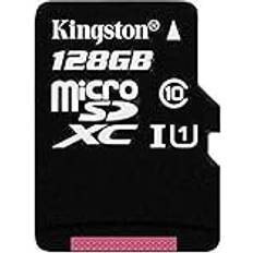 Kingston SDCX10/128GB Class 10, 128 GB Micro SDXC Memory Card with Adapter