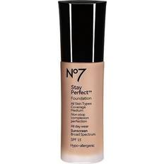 No7 Foundations No7 Boots No7 Stay Perfect Foundation Cool Beige by Boots