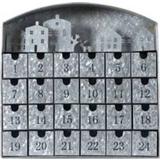 Calendari dell'Avvento Crossland Grove House Scene Advent Calendar Metal by E.S. Designs