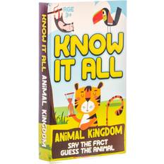 Know It All! Animals Card Game Kids Guessing Game Multicolor White
