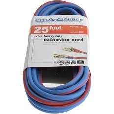 Blue Power Strips & Extension Cords Value Collection 25 14/3 Gauge/Conductors Blue/Red Outdoor Extension Cord 1 Receptacle 15 Amps UL SJTW NEMA 5-15P