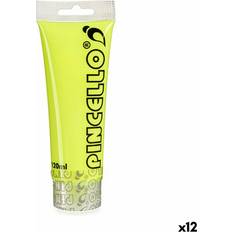 Pincello Akrylfärg Neon Gul 120 ml 12 antal