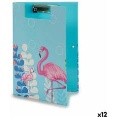 Pincello Folder A4 Pink flamingo Clip