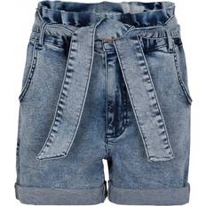Cost:bart Nahle High Waist Denim Shorts - Blå