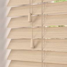 Natural Roller Blinds New Edge Blinds Fine Grain Faux Wood Venetian Drop X Oak